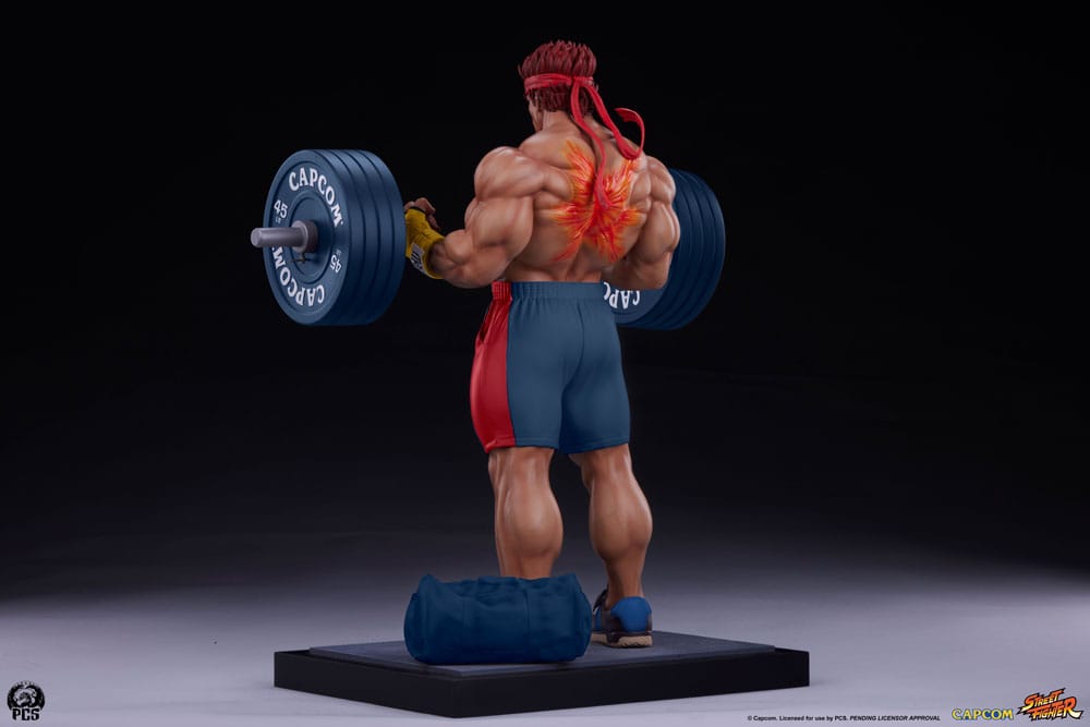 Street Fighter statuette Premier Series 1/4 Evil Ryu: Powerlifting 53 cm
