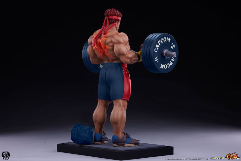 Street Fighter statuette Premier Series 1/4 Evil Ryu: Powerlifting 53 cm