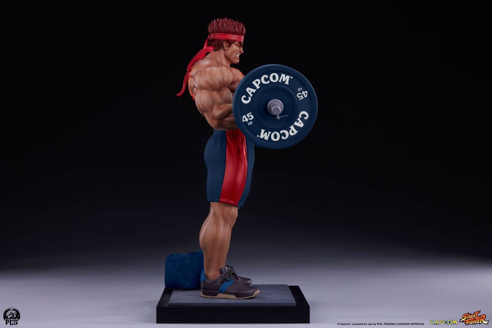 Street Fighter statuette Premier Series 1/4 Evil Ryu: Powerlifting 53 cm