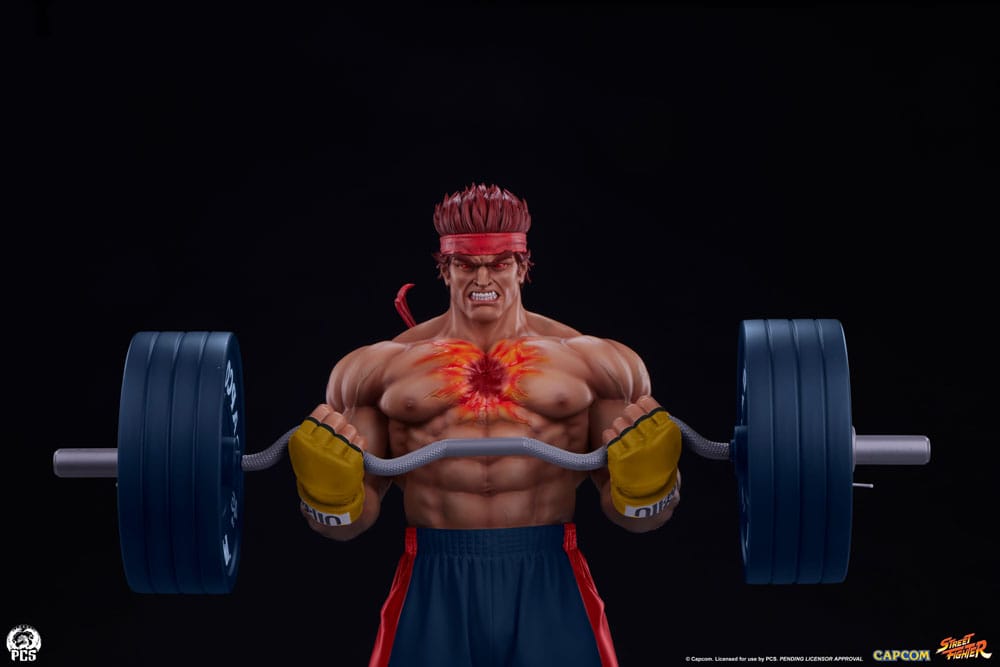 Street Fighter statuette Premier Series 1/4 Evil Ryu: Powerlifting 53 cm