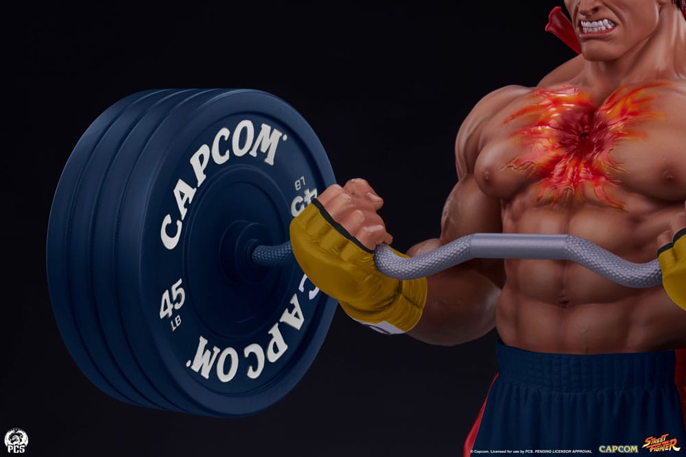 Street Fighter statuette Premier Series 1/4 Evil Ryu: Powerlifting 53 cm