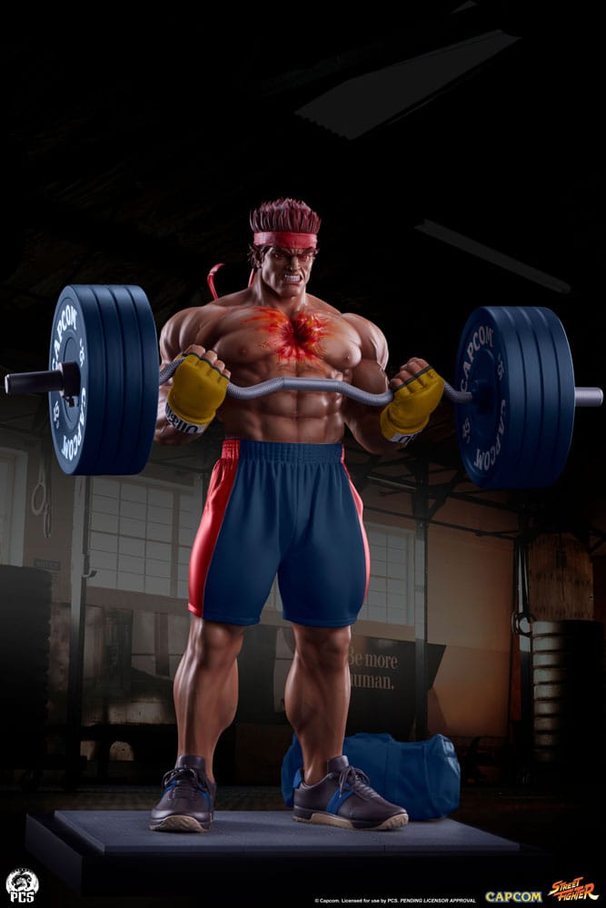 Street Fighter statuette Premier Series 1/4 Evil Ryu: Powerlifting 53 cm