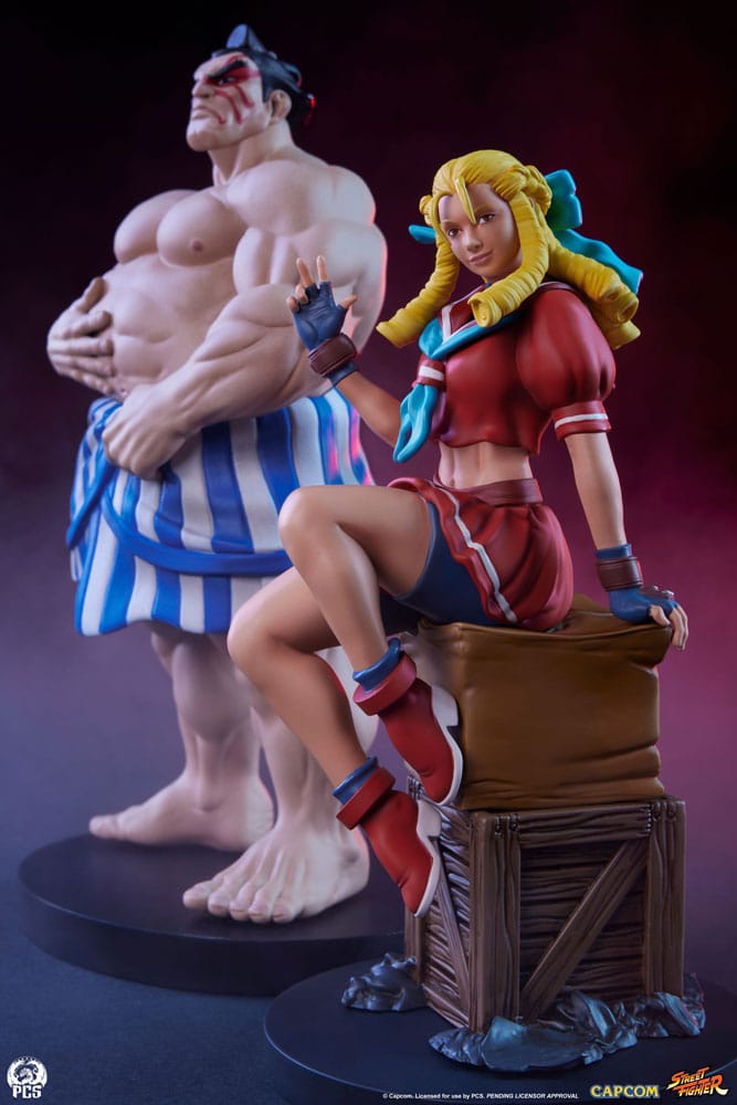 Street Fighter Street Jam statuettes 1/10 Karin & E. Honda