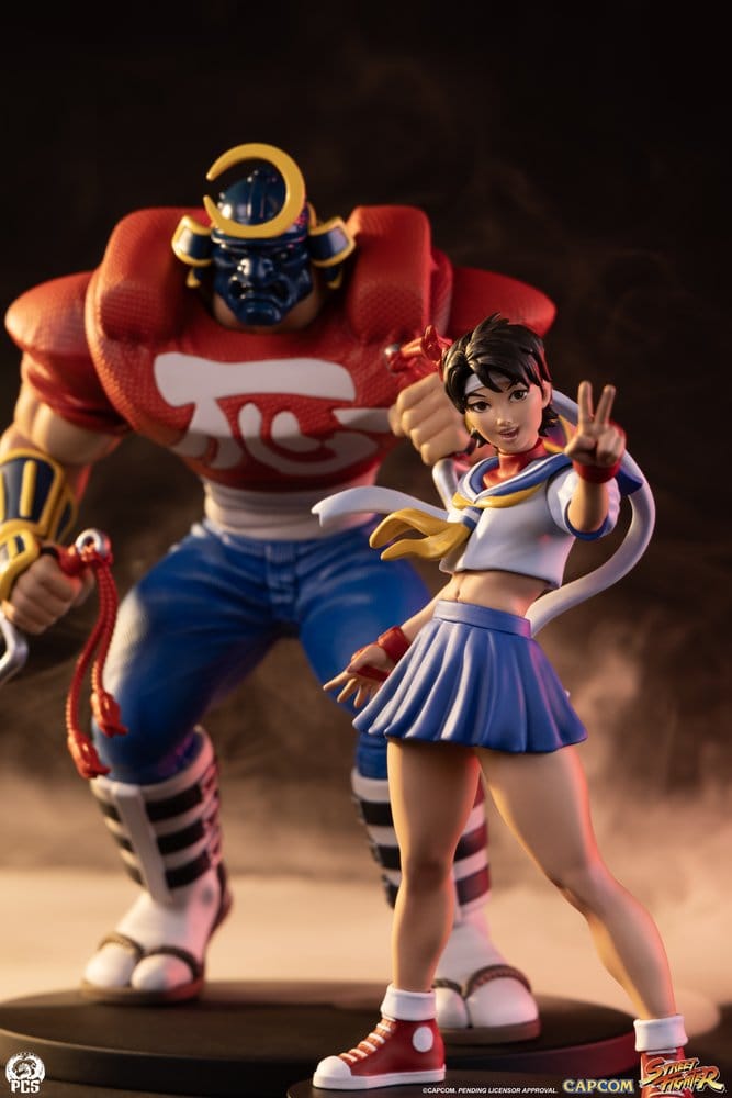 Street Fighter Street Jam statuettes 1/10 Sakura & Sodom 22 cm