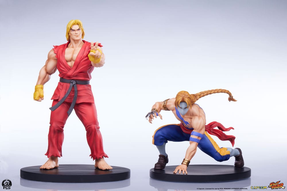 Street Fighter Street Jam statuettes 1/10 Ken & Vega Set