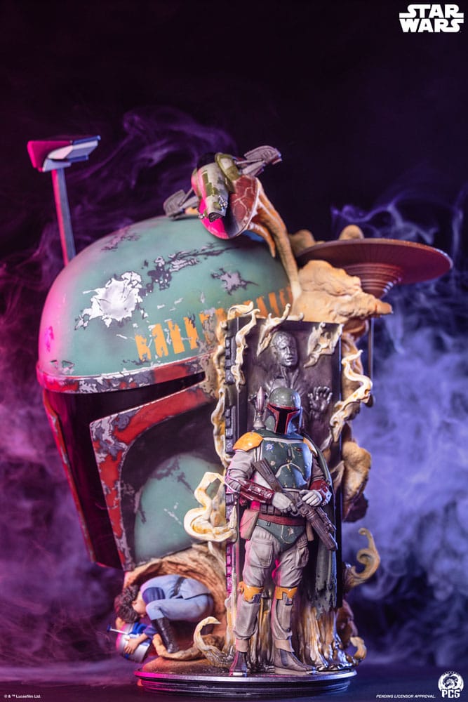 Star Wars L'Empire contre-attaque buste Fine Art Boba Fett 50 cm