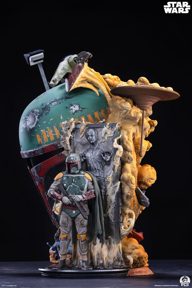 Star Wars L'Empire contre-attaque buste Fine Art Boba Fett 50 cm