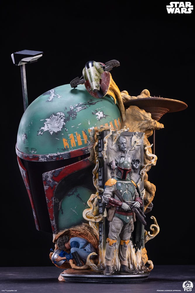 Star Wars L'Empire contre-attaque buste Fine Art Boba Fett 50 cm