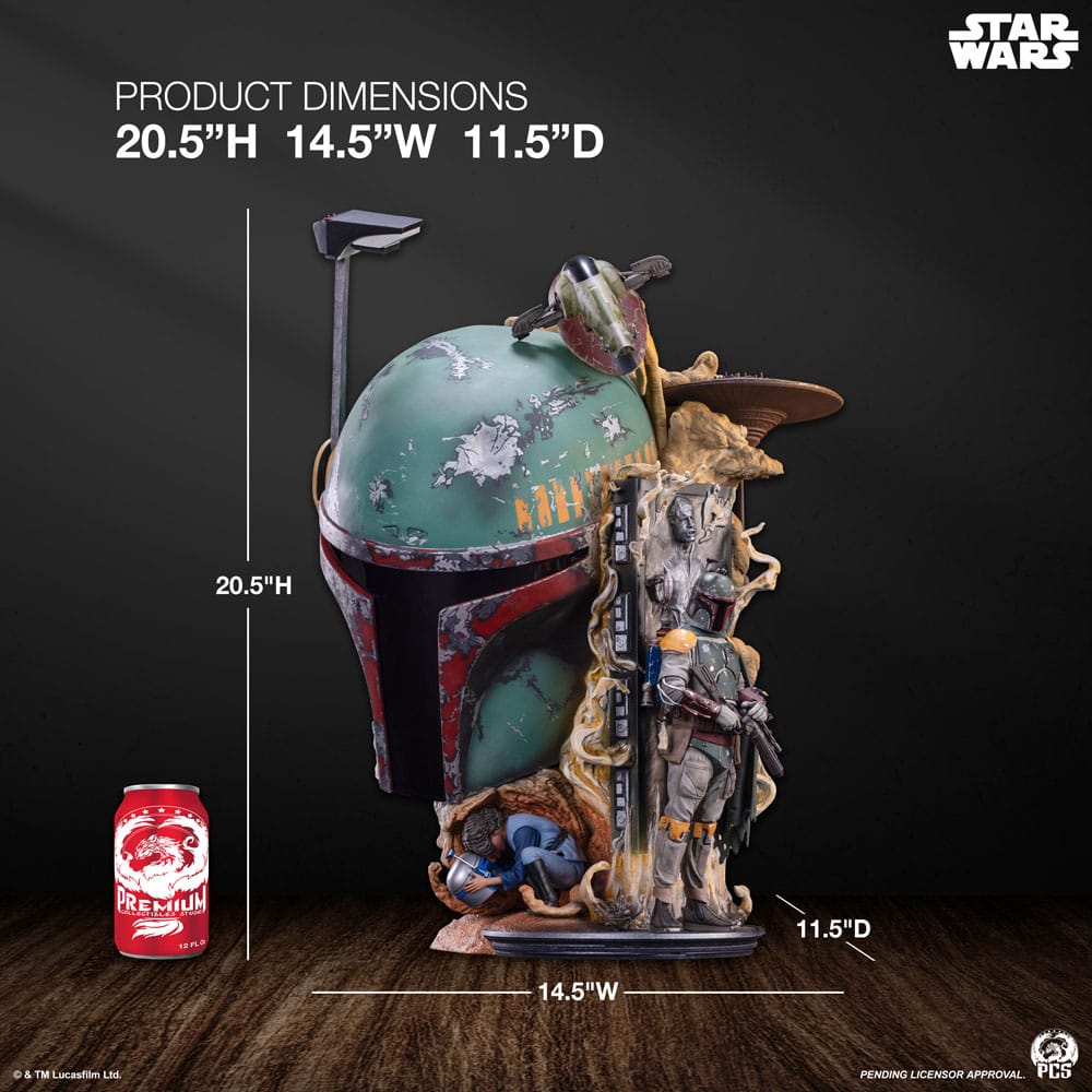 Star Wars L'Empire contre-attaque buste Fine Art Boba Fett 50 cm