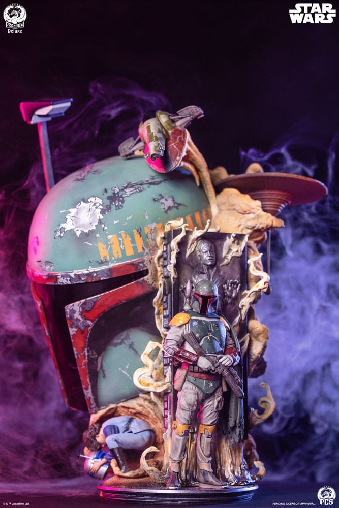 Star Wars L'Empire contre-attaque buste Fine Art Boba Fett Deluxe Edition 50 cm