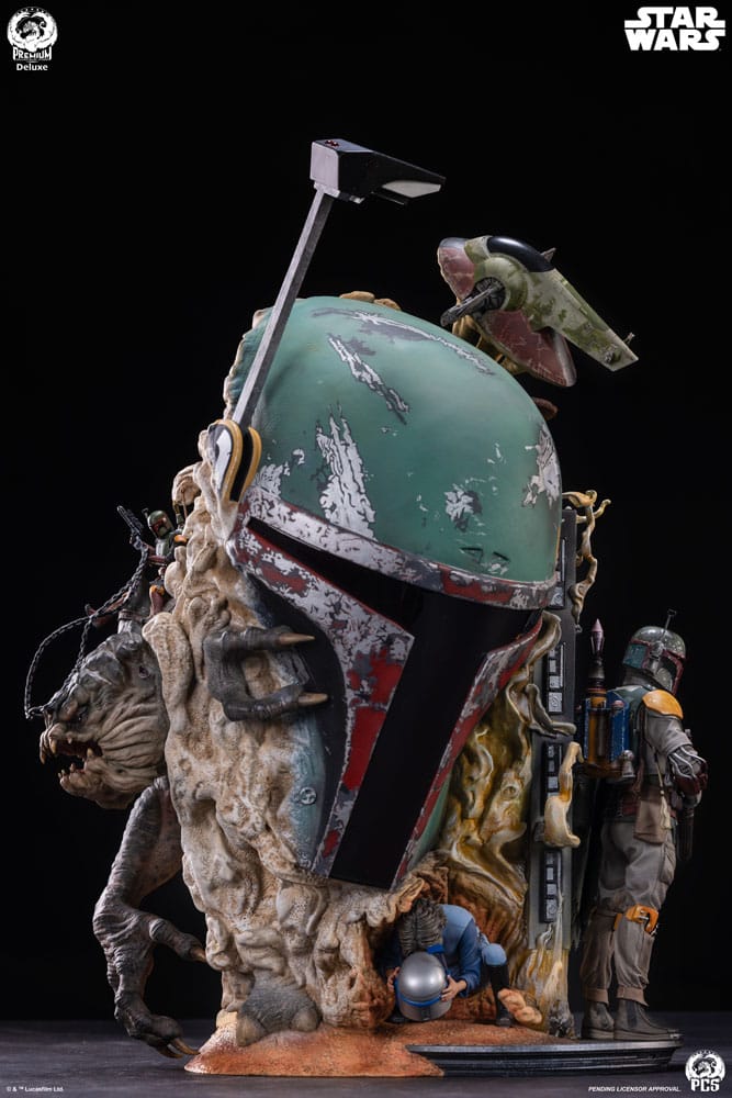 Star Wars L'Empire contre-attaque buste Fine Art Boba Fett Deluxe Edition 50 cm