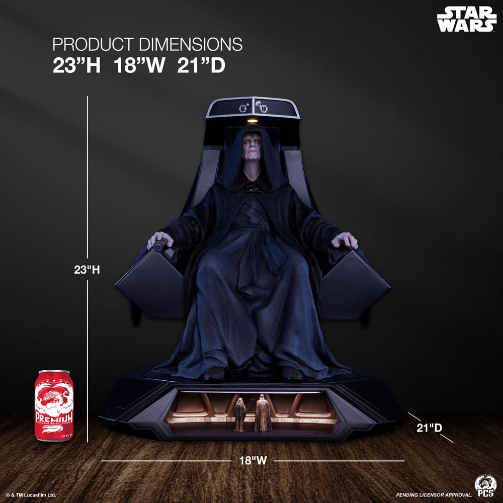Star Wars statuette 1/3 Emperor Palpatine with Throne 58 cm