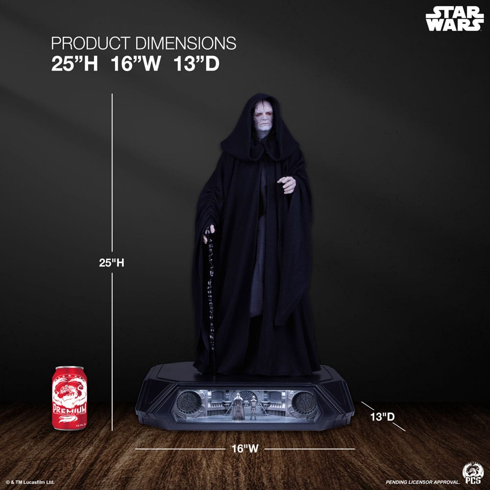 Star Wars statuette Hyperreal 1/3 Emperor Palpatine 64 cm