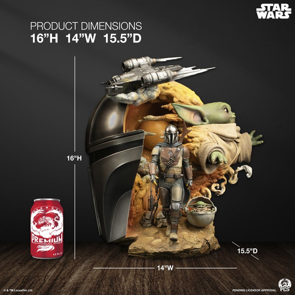 Star Wars: The Mandalorian buste Fine Art 41 cm