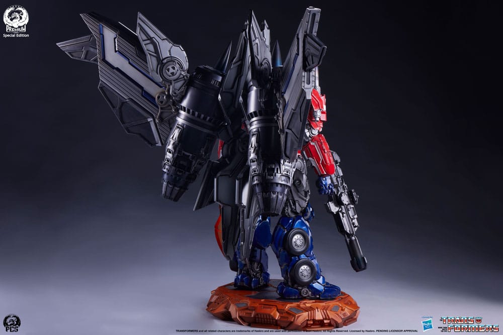 Transformers statuette Museum Scale Optimus Prime Jet Convoy Edition 87 cm