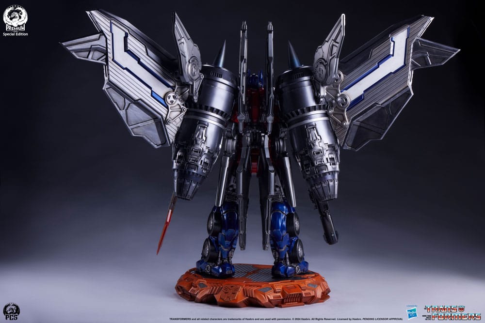 Transformers statuette Museum Scale Optimus Prime Jet Convoy Edition 87 cm