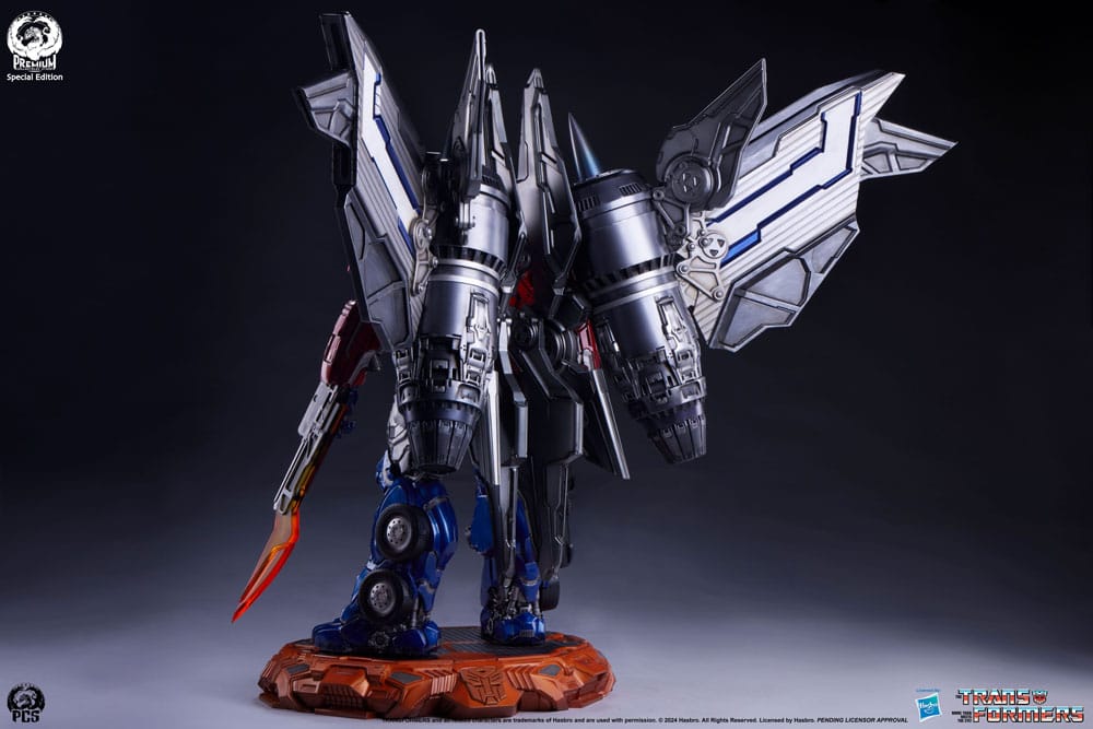 Transformers statuette Museum Scale Optimus Prime Jet Convoy Edition 87 cm