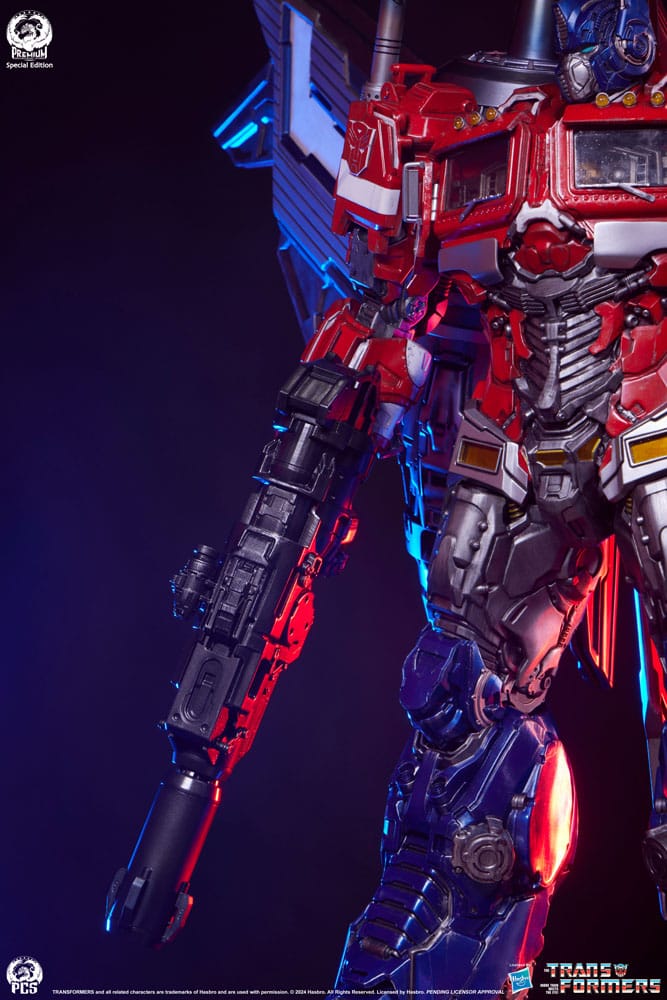 Transformers statuette Museum Scale Optimus Prime Jet Convoy Edition 87 cm