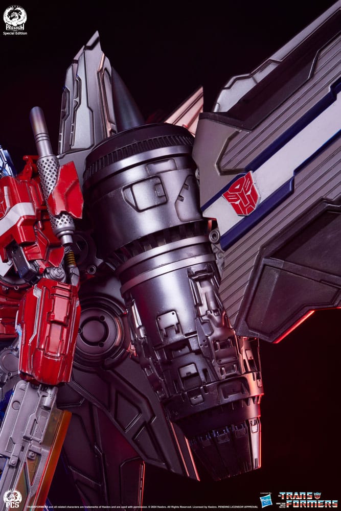 Transformers statuette Museum Scale Optimus Prime Jet Convoy Edition 87 cm