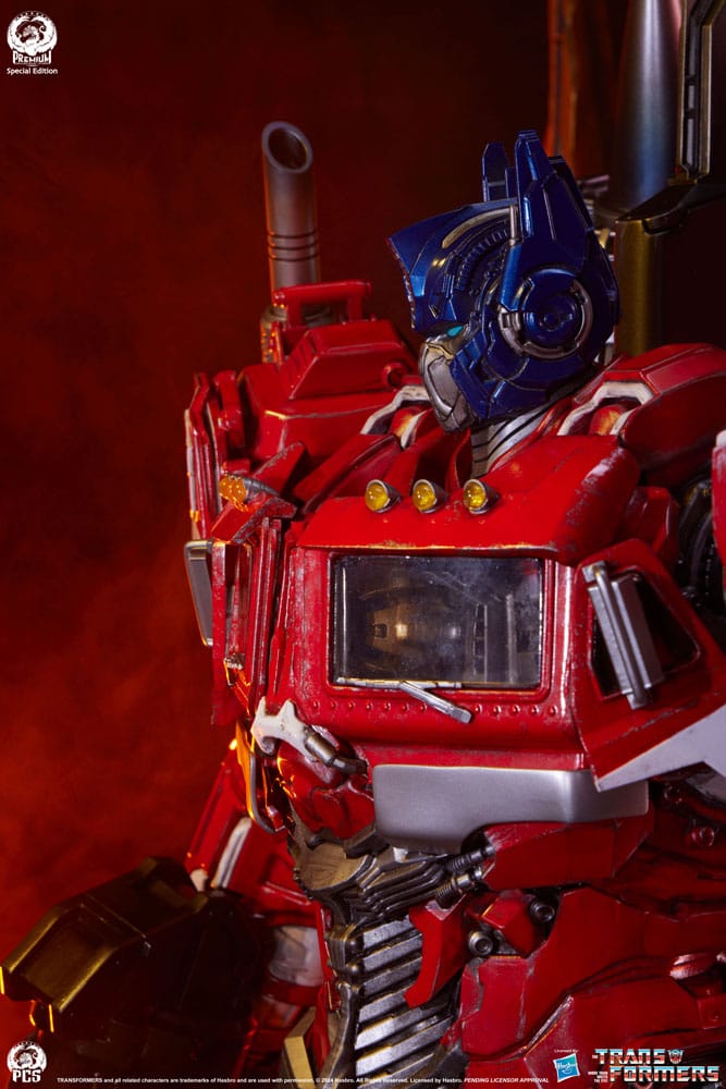 Transformers statuette Museum Scale Optimus Prime Jet Convoy Edition 87 cm