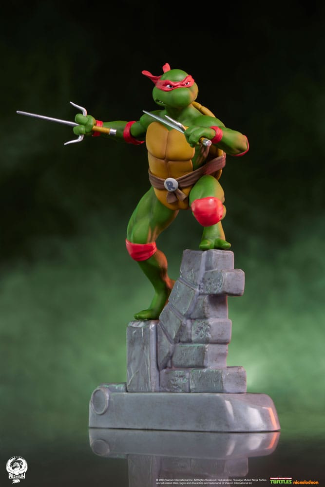 Tortues Ninja pack 4 statuette PVC Sabretooth 20 cm