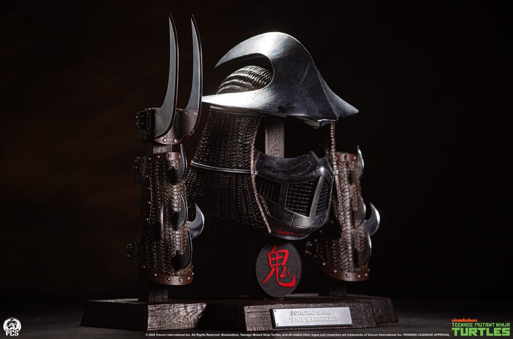 Les Tortues ninja ensemble d'armure Life-Size Shredder (Electroplated Edition) 53 cm