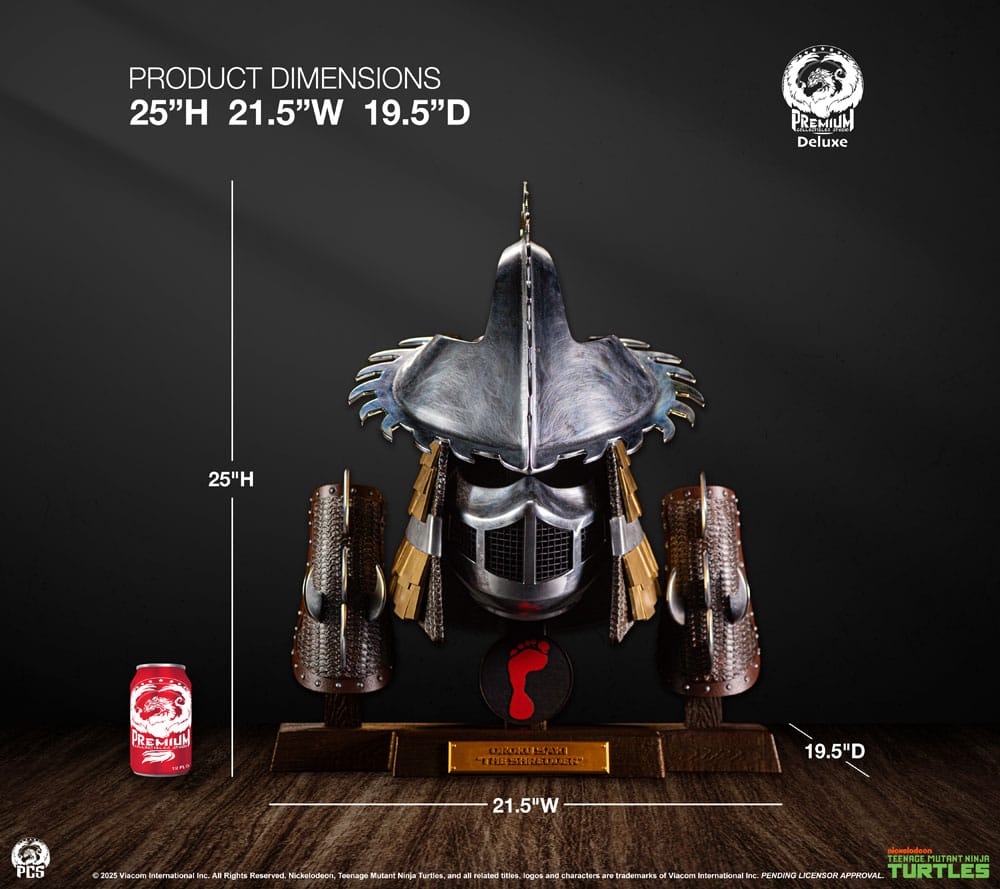 Les Tortues ninja ensemble d'armure Life-Size Shredder Ooze (Electroplated Edition) 63 cm
