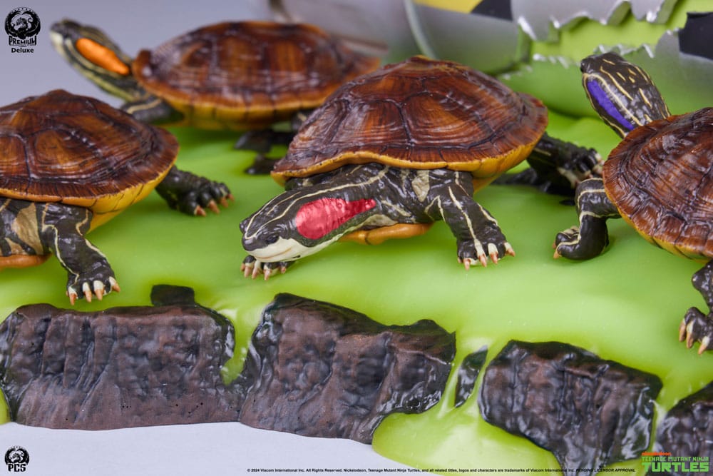 Tortues Ninja diorama 1/1 Origins 13 cm
