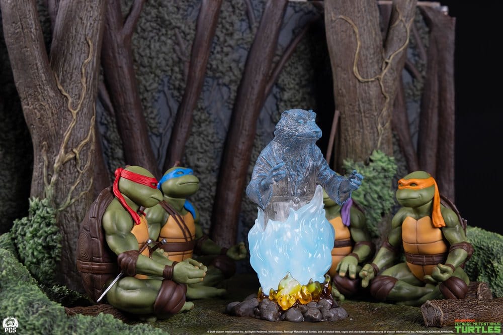 Les Tortues Ninja (Movie Moments) mini scale diorama Splinter's Spirit 36 cm