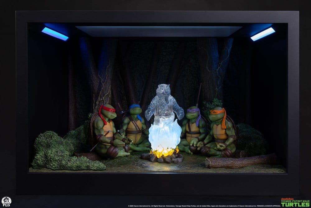 Les Tortues Ninja (Movie Moments) mini scale diorama Splinter's Spirit 36 cm