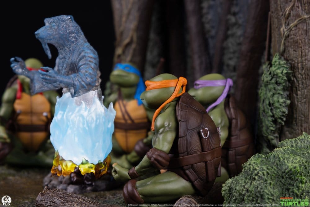 Les Tortues Ninja (Movie Moments) mini scale diorama Splinter's Spirit 36 cm