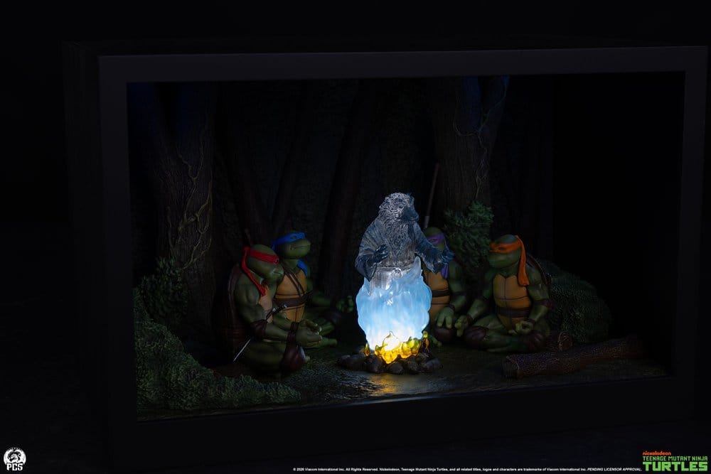 Les Tortues Ninja (Movie Moments) mini scale diorama Splinter's Spirit 36 cm