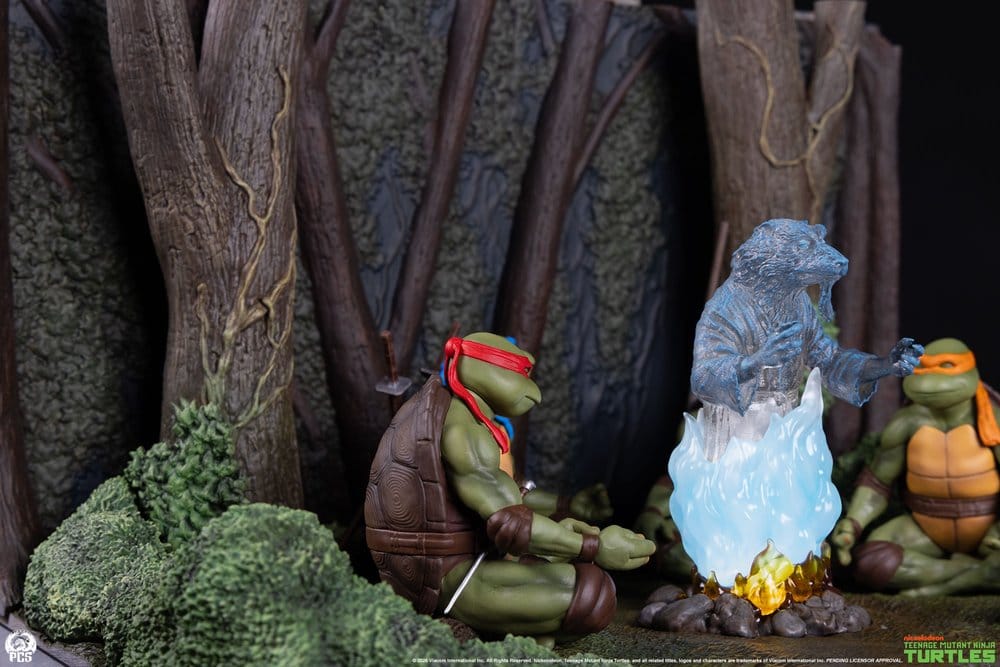 Les Tortues Ninja (Movie Moments) mini scale diorama Splinter's Spirit 36 cm