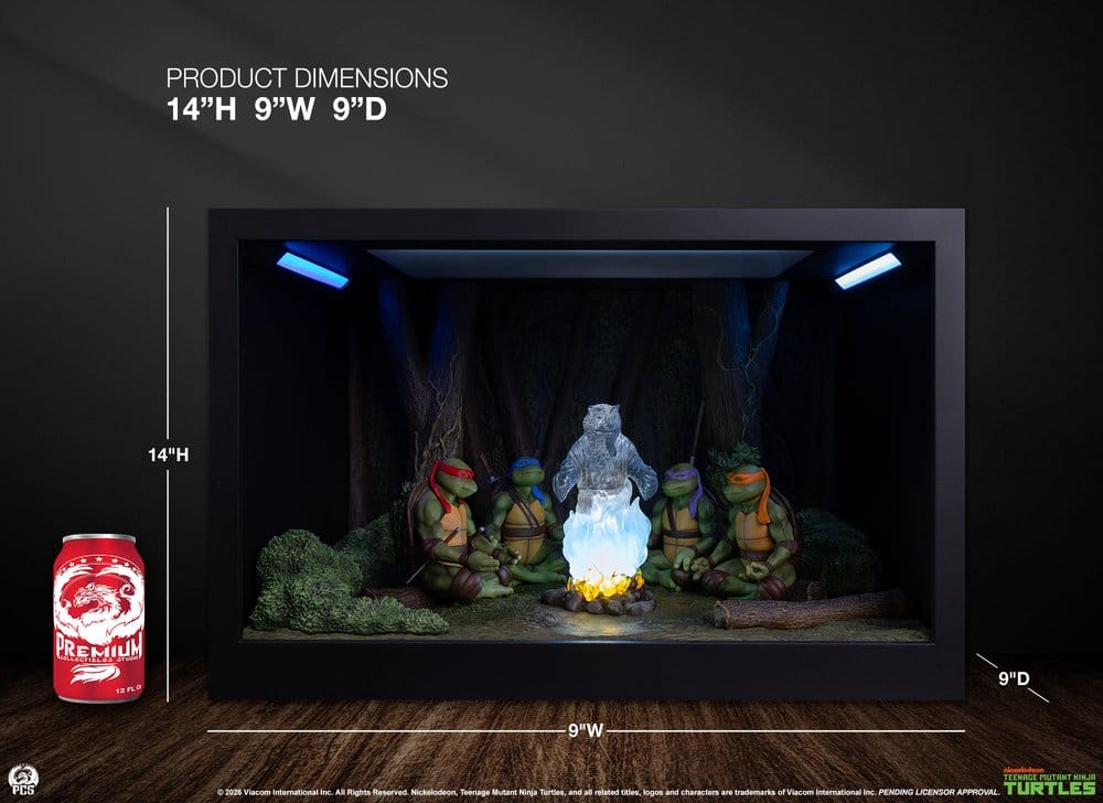 Les Tortues Ninja (Movie Moments) mini scale diorama Splinter's Spirit 36 cm