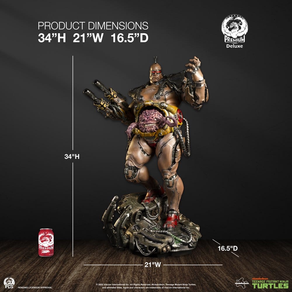 Teenage Mutant Ninja Turtles Legends statuette 1/3 Krang Deluxe Edition 86 cm