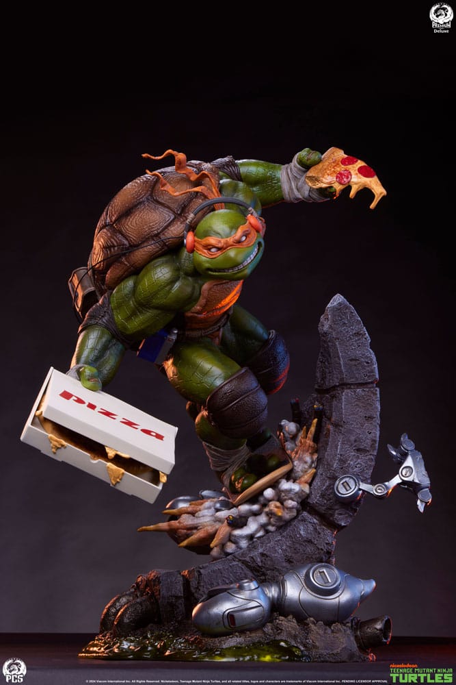 Les Tortues ninja statuette 1/3 Michelangelo Deluxe Edition 67 cm