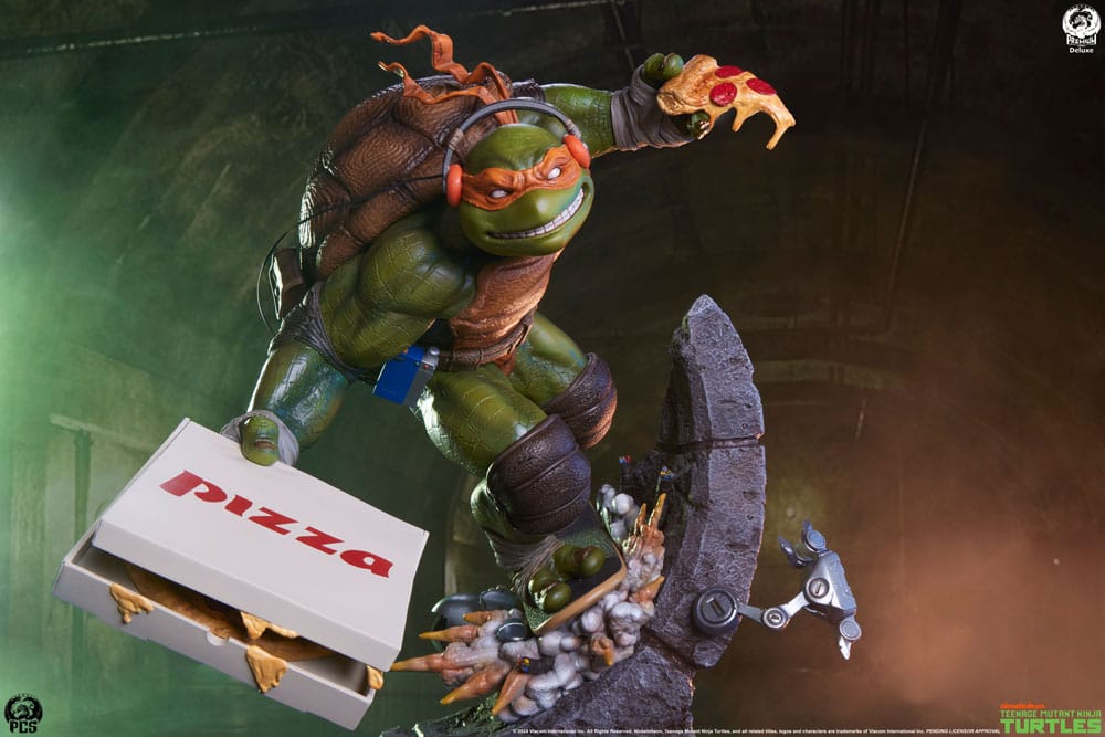 Les Tortues ninja statuette 1/3 Michelangelo Deluxe Edition 67 cm