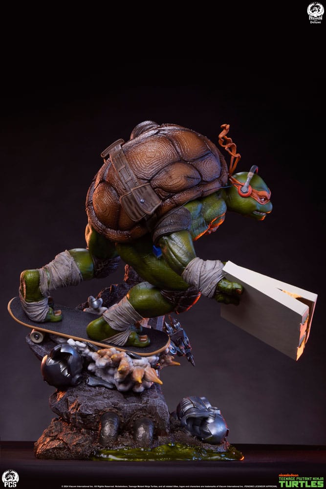 Les Tortues ninja statuette 1/3 Michelangelo Deluxe Edition 67 cm