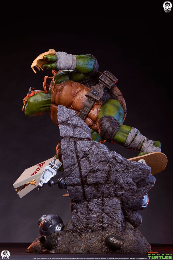 Les Tortues ninja statuette 1/3 Michelangelo Deluxe Edition 67 cm