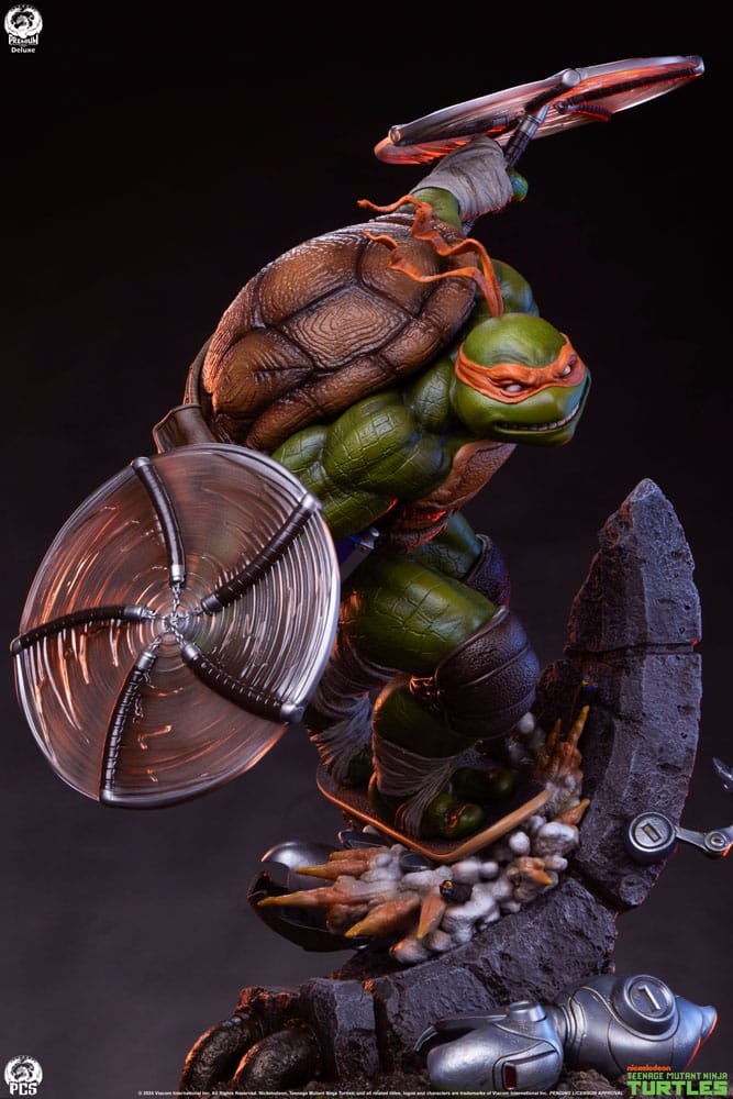 Les Tortues ninja statuette 1/3 Michelangelo Deluxe Edition 67 cm