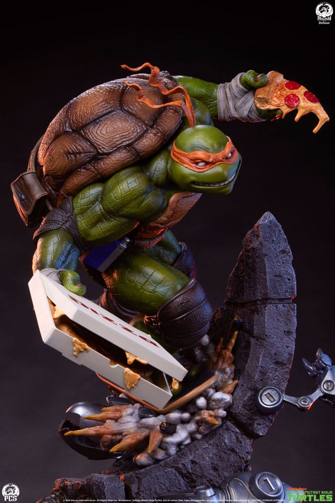 Les Tortues ninja statuette 1/3 Michelangelo Deluxe Edition 67 cm