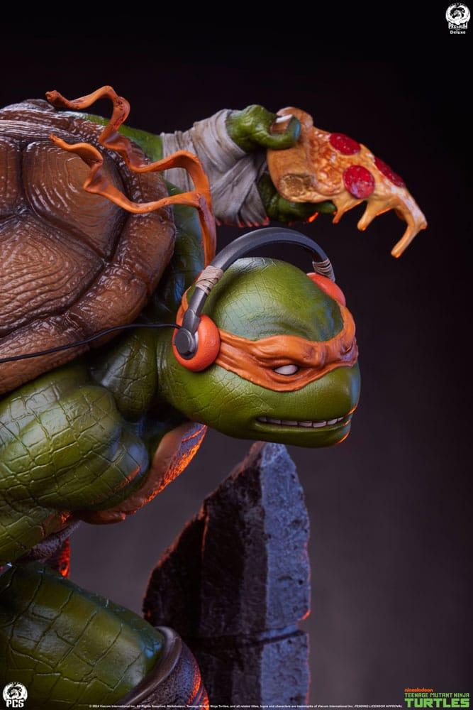 Les Tortues ninja statuette 1/3 Michelangelo Deluxe Edition 67 cm