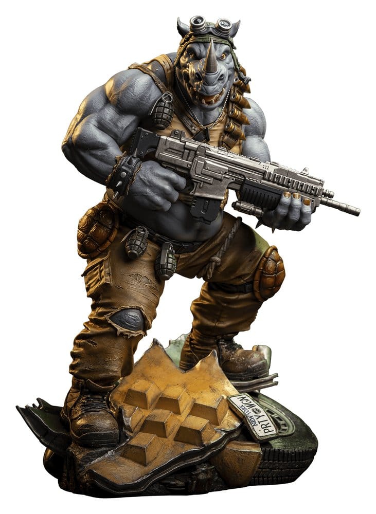 Teenage Mutant Ninja Turtles Legends statuette 1/3 Rocksteady 69 cm