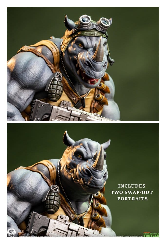 Teenage Mutant Ninja Turtles Legends statuette 1/3 Rocksteady 69 cm