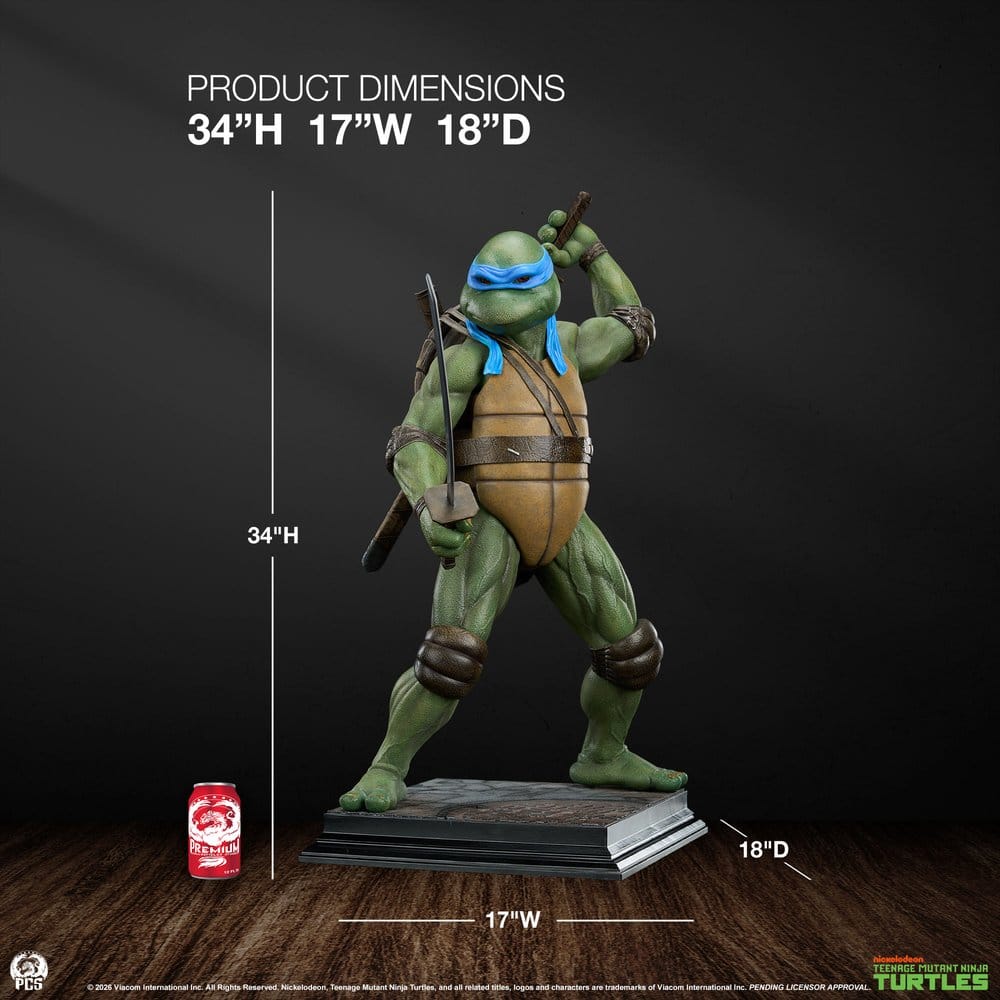 Les Tortues ninja statuette 1/2 Leonardo 86 cm