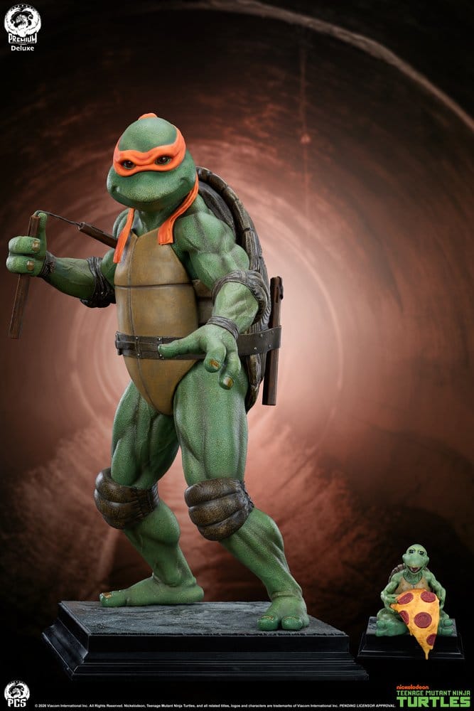 Les Tortues ninja statuette 1/2 Michelangelo Deluxe Edition 84 cm