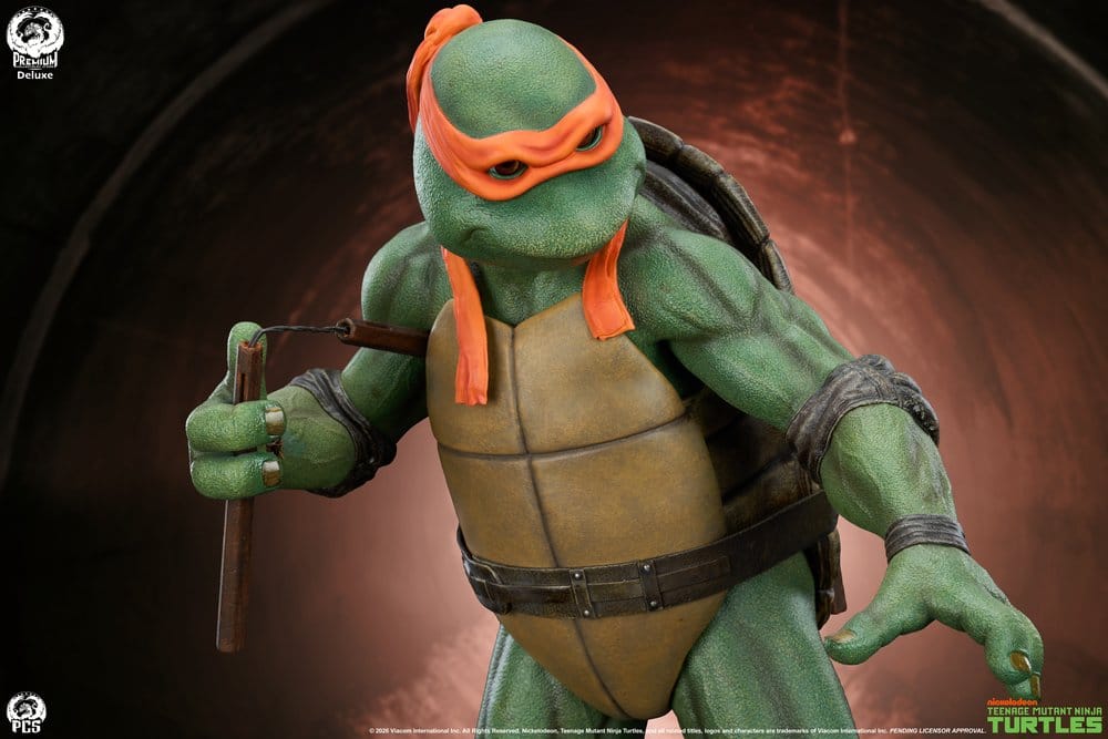 Les Tortues ninja statuette 1/2 Michelangelo Deluxe Edition 84 cm