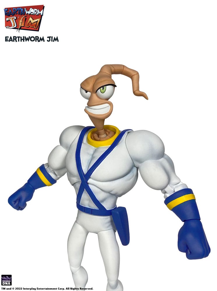 Earthworm Jim accessoires Wave 1: Worm Body & Jim Heads Accessory Pack