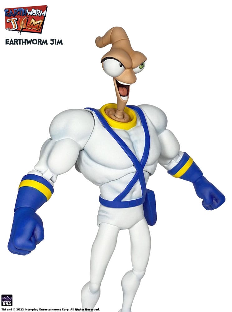 Earthworm Jim accessoires Wave 1: Worm Body & Jim Heads Accessory Pack