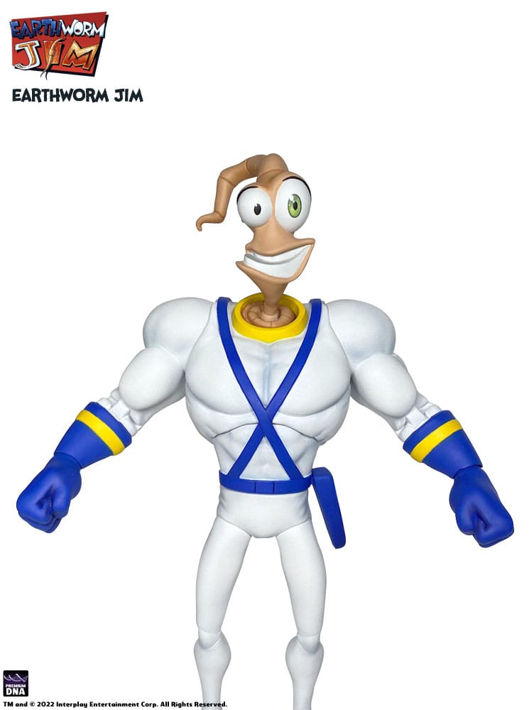Earthworm Jim accessoires Wave 1: Worm Body & Jim Heads Accessory Pack